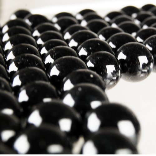 

CYS Vase Filler Black Marbles Black,1 lbs per bag (5 bags) - Approx. 375 pcs