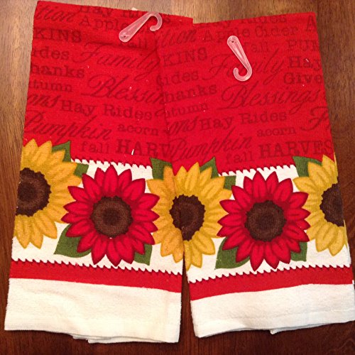Algopix Similar Product 3 - Perfect Harvest Red Sunflower Kitchen