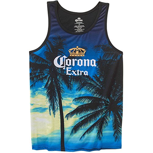 Corona Extra Beer Mens Licensed Graphic Tank Top