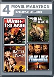 Four-Movie Marathon: Classic War Collection (Wake Island / To Hell and Back / Battle Hymn / Gray Lady Down)