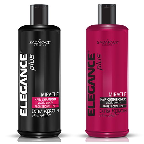 Elegance Plus Miracle Hair Shampoo/conditioner with Keratin (2 Pack)