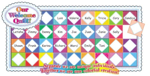 Welcome Quilt Bulletin Board by Scholastic