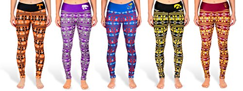 NCAA Womens Aztec Print Leggings, Multiple Teams