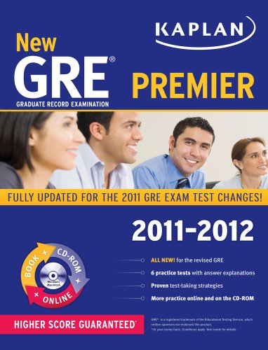 New GRE 2011-2012 Premier with CD-ROM by Kaplan