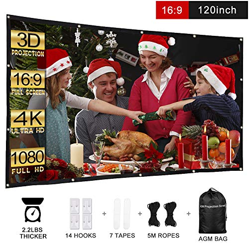 Algopix Similar Product 20 - Foldable Projector Screen AGM 169 HD