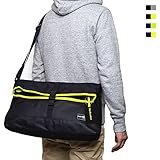 (Marib select) ショルダーバッグ メッセンジャーバッグ 便利な二つ折りスタイル 軽量 A4サイズ対応 通勤 通学 鞄 バッグ (4カラー)