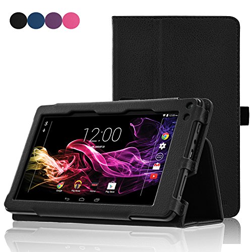 RCA 7 Voyager II Case- ACdream(TM) RCA 7 Voyager II (2015) Protective Case - Folio Premium PU Leather Cover Case for RCA 7 Voyager II Tablet (RCT6773W22B) 2015 Version - Black