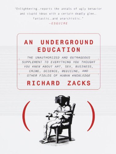 An Underground Education: The Unauthorized and Outrageous Supplement to Everything You Thought You Knew Ab out Art, Sex, Business, Crime, Science, Medicine, and Other Fields of Human by Judy Jones