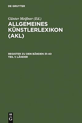 Länder (Allgemeines Kunstlerlexikon) (German Edition)
