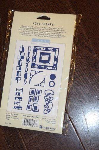 

TEXTURES: RETRO Foam on Foam Stamps InkaDinkaDo