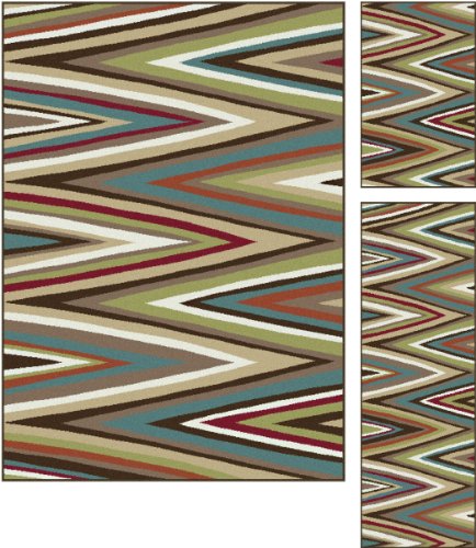 Algopix Similar Product 10 - Universal Rugs 1019 Deco 3Piece