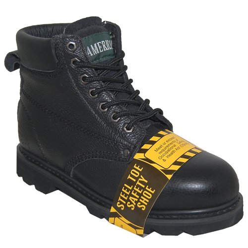 SAFETY STEEL TOE Men's Leather Work Boot