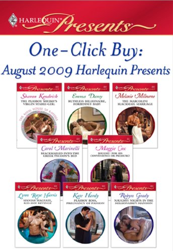 One-Click Buy: August 2009 Harlequin Presents by Melanie Milburne