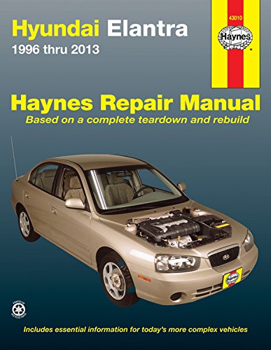Hyundai Elantra 1996 thru 2013 by Editors of Haynes Manuals