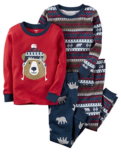 Carter's 4 Piece Bear PJ Set