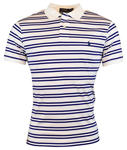 Polo Ralph Lauren Men's Medium Fit Striped Interlock Polo