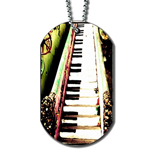 

Piano Stairs - Dog Tag Necklace