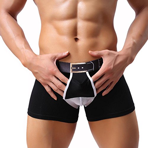 Binmer(TM)Mens Underwear Sexy Bulge Pouch Boxers Shorts Breathable Underpants Briefs (L: 83-93cm/32.7-36.6