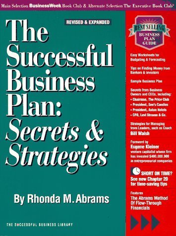 The Successful Business Plan: Secrets & Strategies (Psi Successful Business Library) 2 Rev Exp Edition by Abrams, Rhonda published by Oasis Pr Paperback by Aubry Andrews