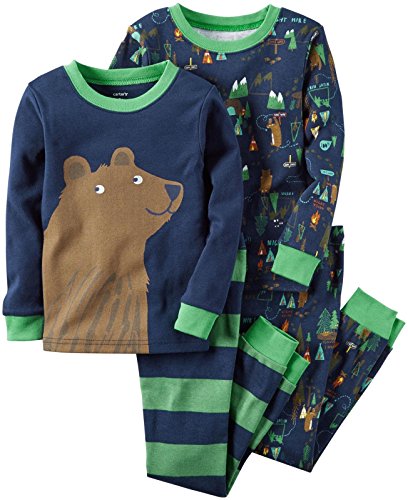 Carter's 4 Piece Bear Print PJ Set (Toddler/Kid)