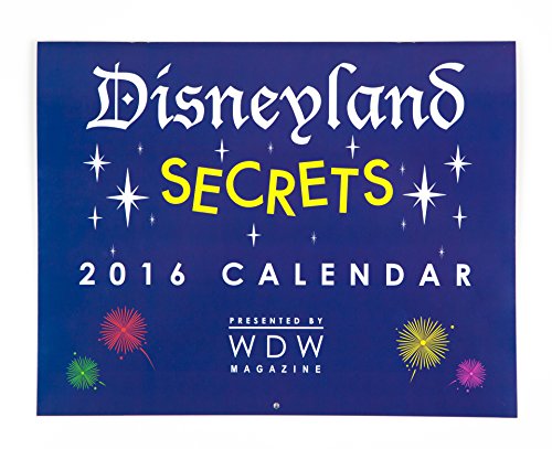 2016 Disneyland Secrets Wall Calendar