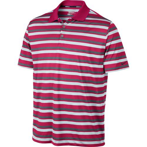 

Nike Mens Ultra Stripe Polo 2.0 Hyper Fuchsia / Black 2X-Large