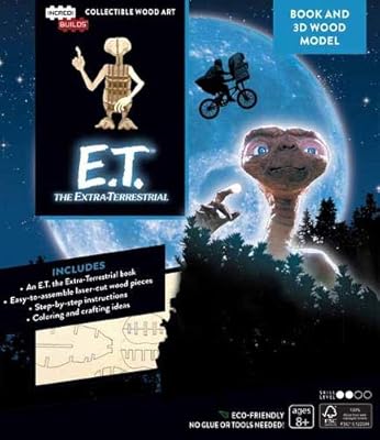 IncrediBuilds: E.T. the Extra-Terrestrial Book and 3D Wood Model