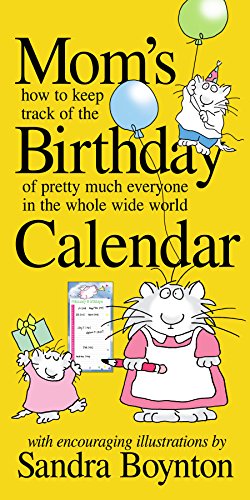 Mom's Birthday Calendar by Sandra Boynton