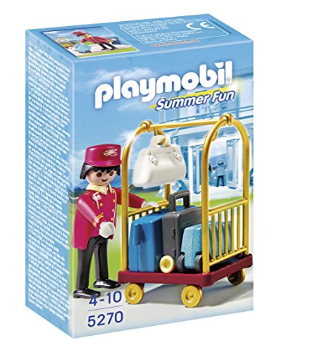 PLAYMOBIL Porter with Baggage Cart