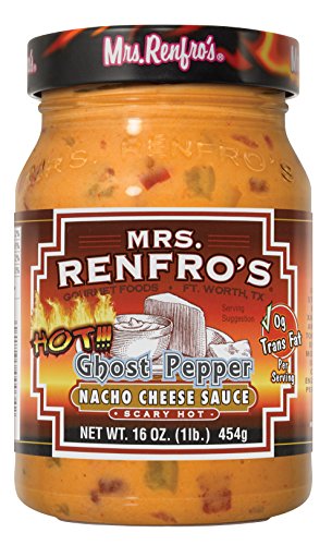 Mrs. Renfro's Nacho Cheese Sauce with Ghost Pepper - 2jar pack