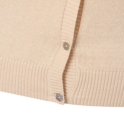 

Richie House Little Big Girls' Cardigan Sweater with Head-beading Size 3-10