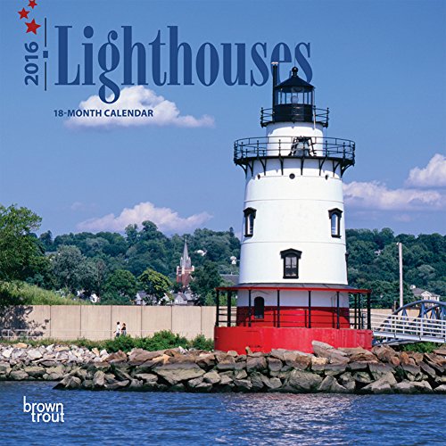 Lighthouses - 2016 Mini Wall Calendar 7 x 7in