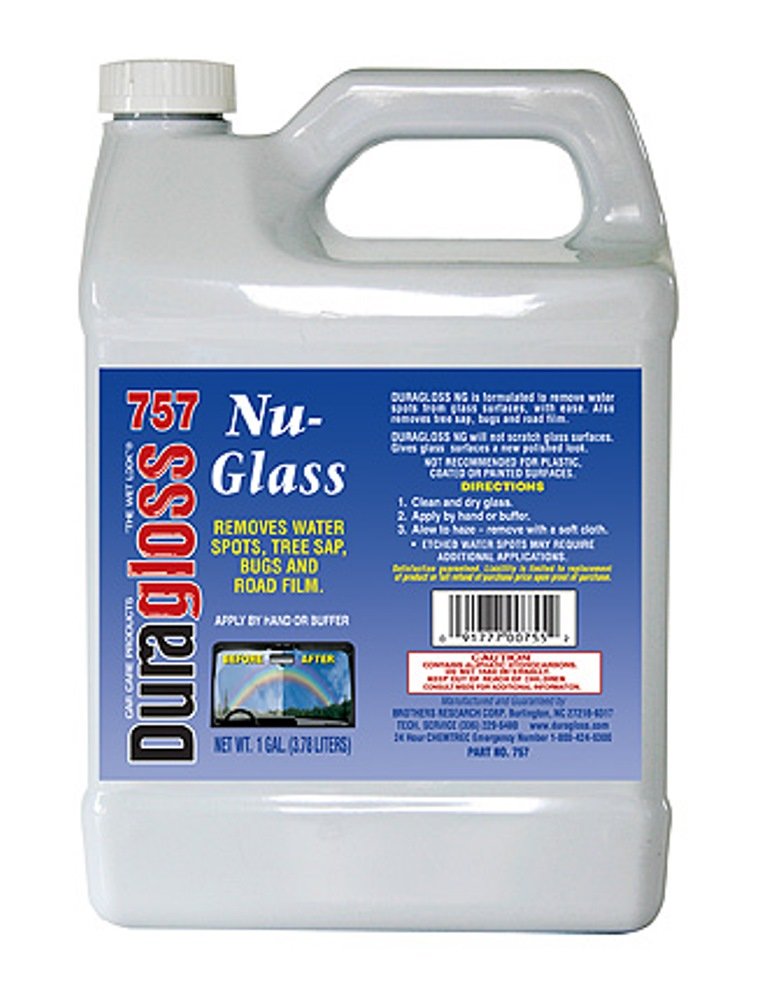 

Duragloss 757 Automotive Glass Water Spot Remover - 1 Gallon