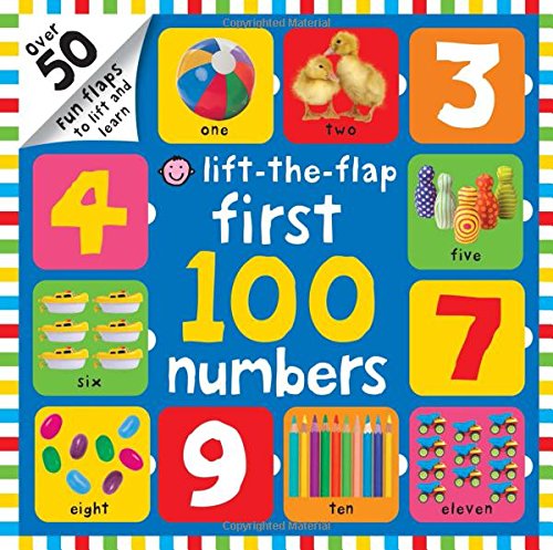 First 100 Numbers Lift-the-Flap by Roger Priddy
