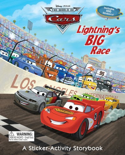 Lightning's Big Race: A Sticker-Activity Storybook by Disney Book Group