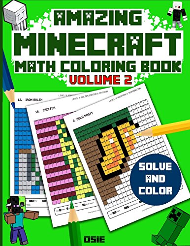 Amazing Minecraft Math: Cool Math Activity Book for Minecrafters (Minecraft Activity Books) (Volume 2)