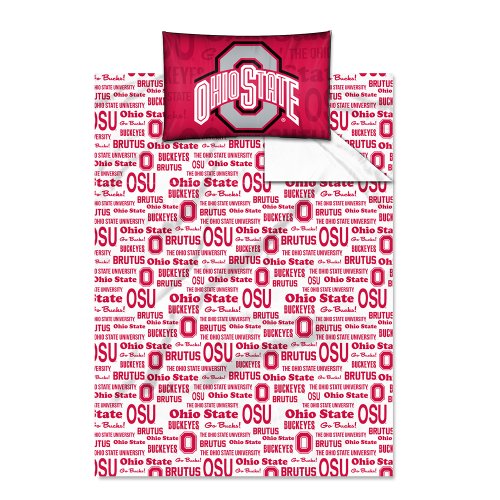Ohio State Twin Sheet Set