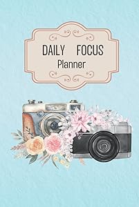 Daily Focus planner: time management planner goals planner journal by Meiju Designs