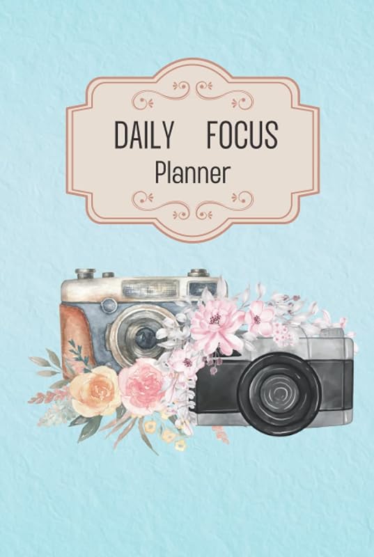 Daily Focus planner: time management planner goals planner journal by Meiju Designs