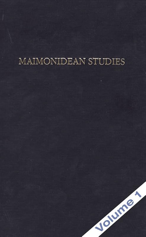 Maimonidean Studies (Maimonidean Studies), Vol. 1 by Arthur Hyman