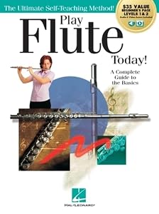 Play Flute Today! Beginner's Pack - Level 1 & 2 Method Book with Audio & Video Access by Kaye Clements