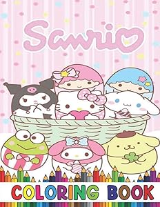 Sanrịo Coloring Book: A Cute Coloring For Kids To Develop Creativity And Relax by BRE MIMY