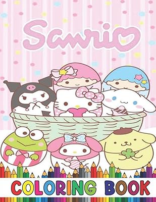 Sanrịo Coloring Book: A Cute Coloring For Kids To Develop Creativity And Relax