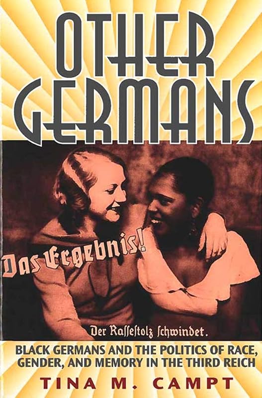 Other Germans: Black Germans and the Politics of Race, Gender, and Memory in the Third Reich (Social History, Popular Culture, And Politics In Germany) by Tina Marie Campt