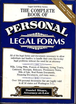 The Complete Book of Personal Legal Forms (LEGAL SELF-HELP SERIES)