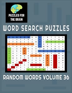 Word Search Puzzles: Random Words Volume 36