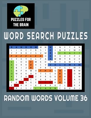 Word Search Puzzles: Random Words Volume 36