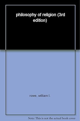 philosophy of religion (3rd edition)