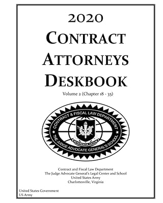 2020 Contract Attorneys Deskbook Volume 2 (Chapter 18 – 35)