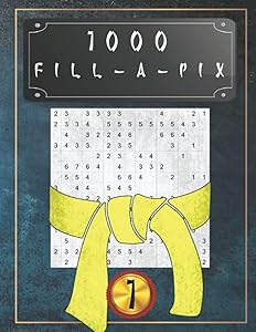 1000 Fill-a-Pix Vol. 1: Japanese puzzles: brain teaser and brain training - level: easy